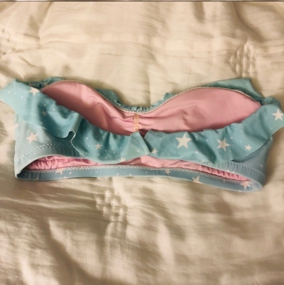 Wildfox Starry Days blue ruffle bikini - Picture 6 of 8